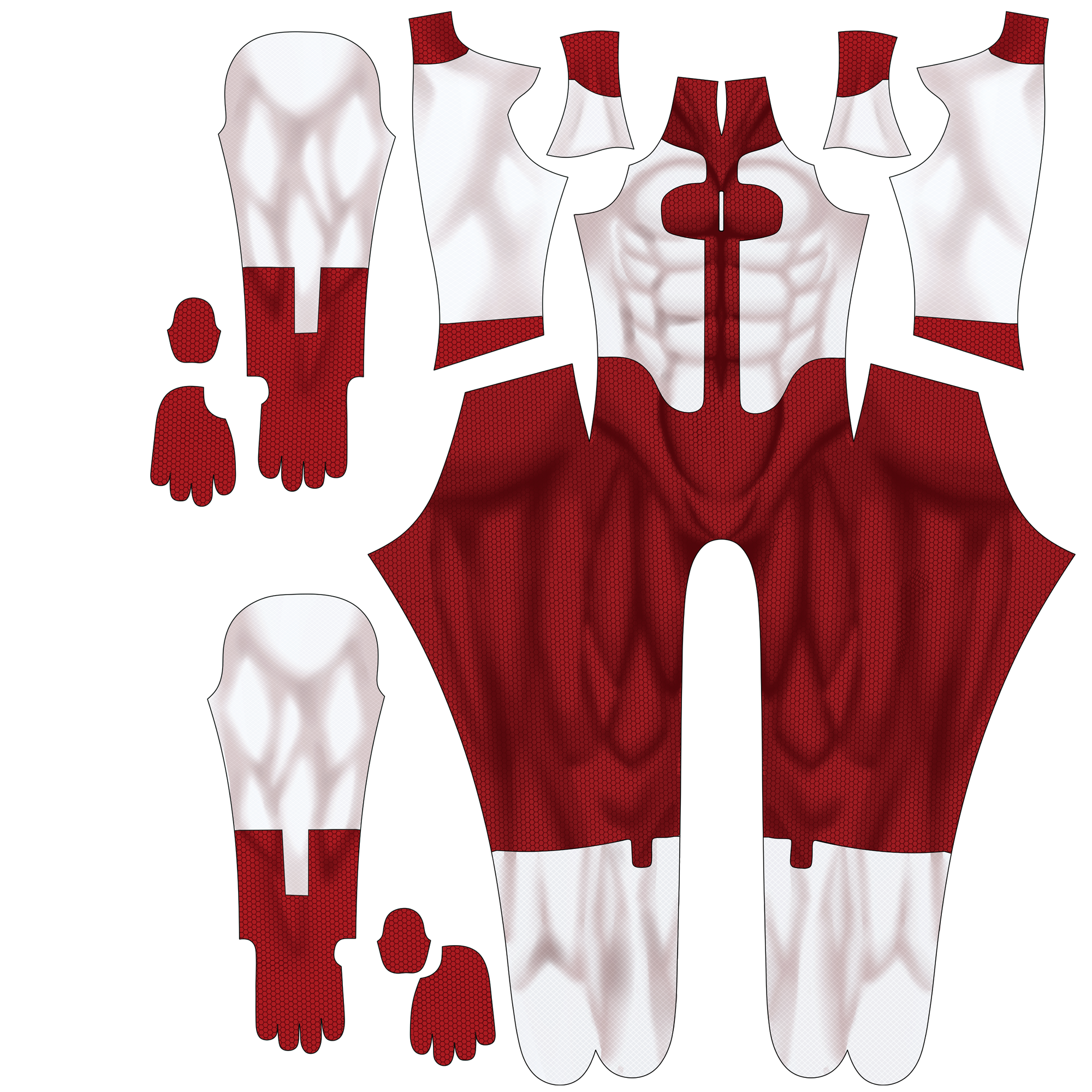 Personalized Cosplay Bodysuit for Omni-Man Men - Custom Red Suit