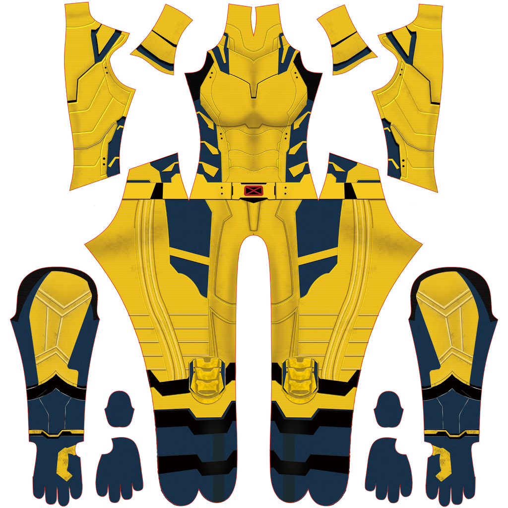 Wolverine Cosplay Costume - Custom Size Men Yellow Jumpsuit