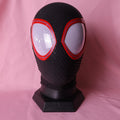 Miles Custom Spider Mask: 3D Silk-Screen Rigid Shell, Personalized