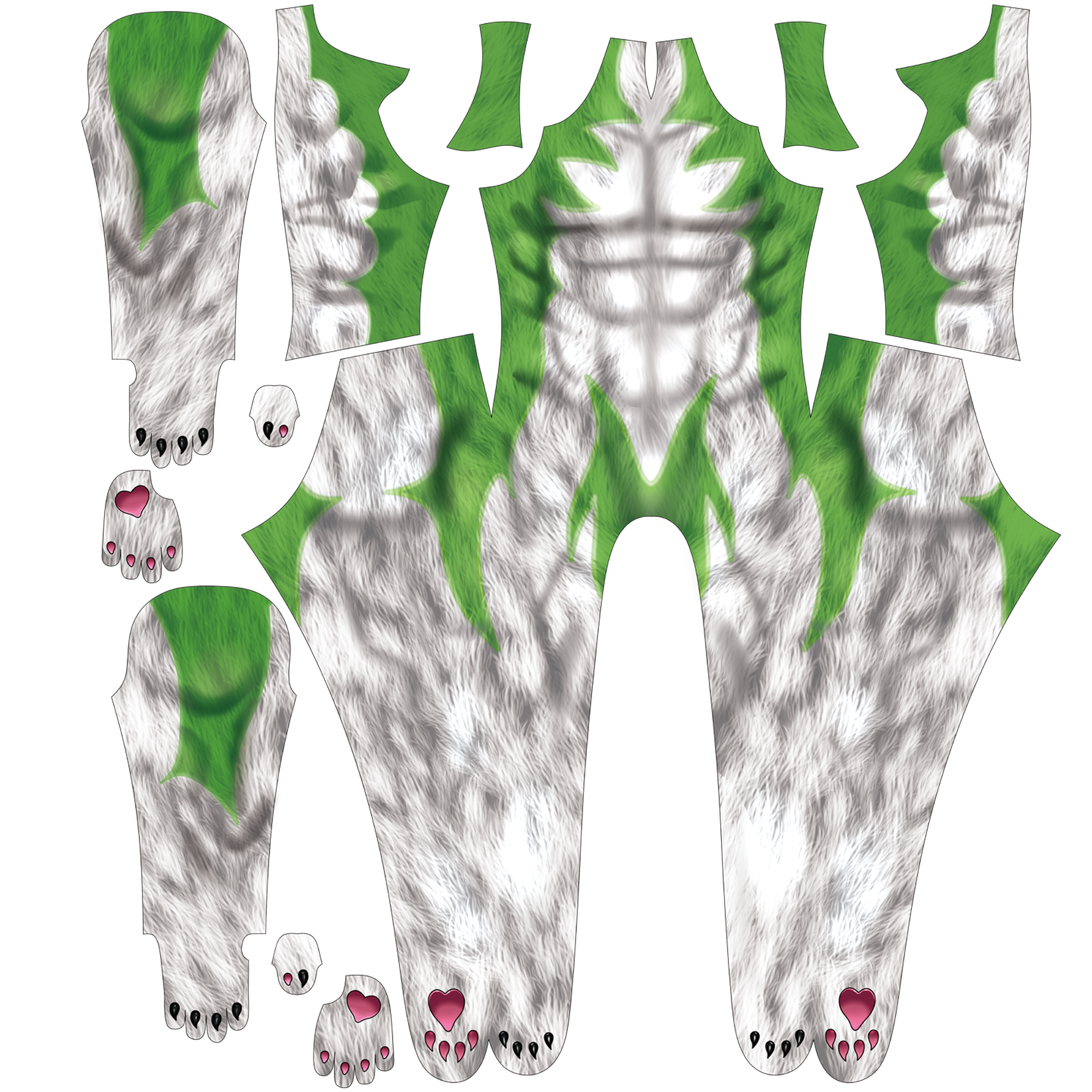 Opening bespoke workshop commissions for high quality male lupin green bodysuits