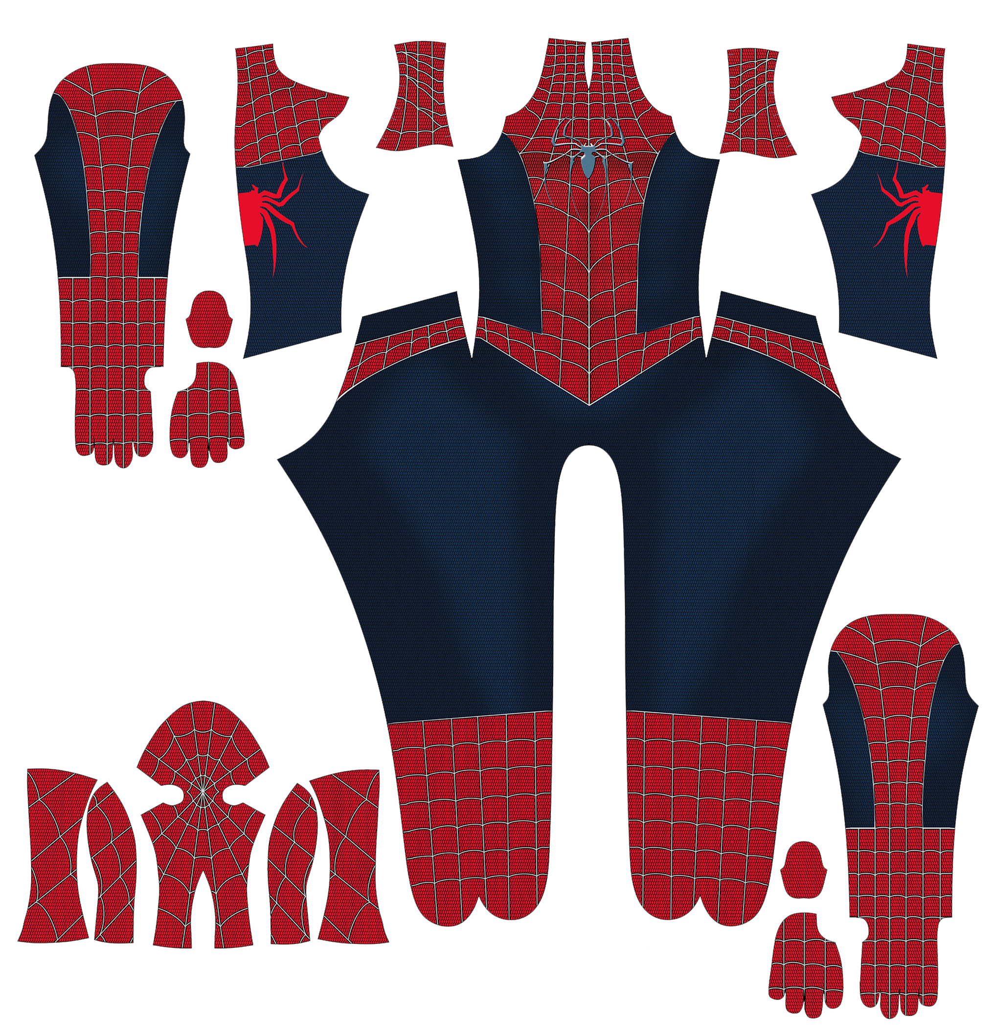 Commission Custom Cosplay Bodysuit for Spiderman Raimi Men - Personalized Suit