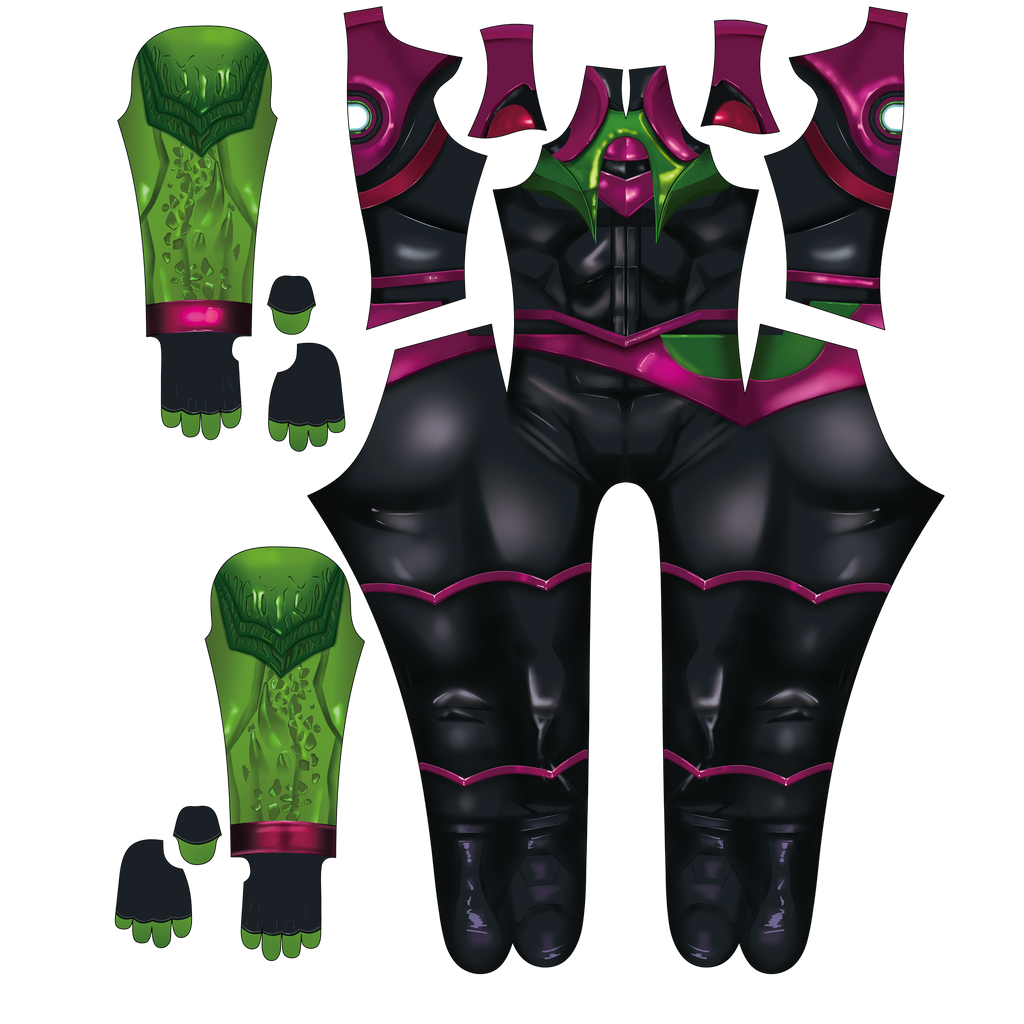 Custom Cosplay Bodysuit for Hulkling Men - Personalized Green Black Outfit