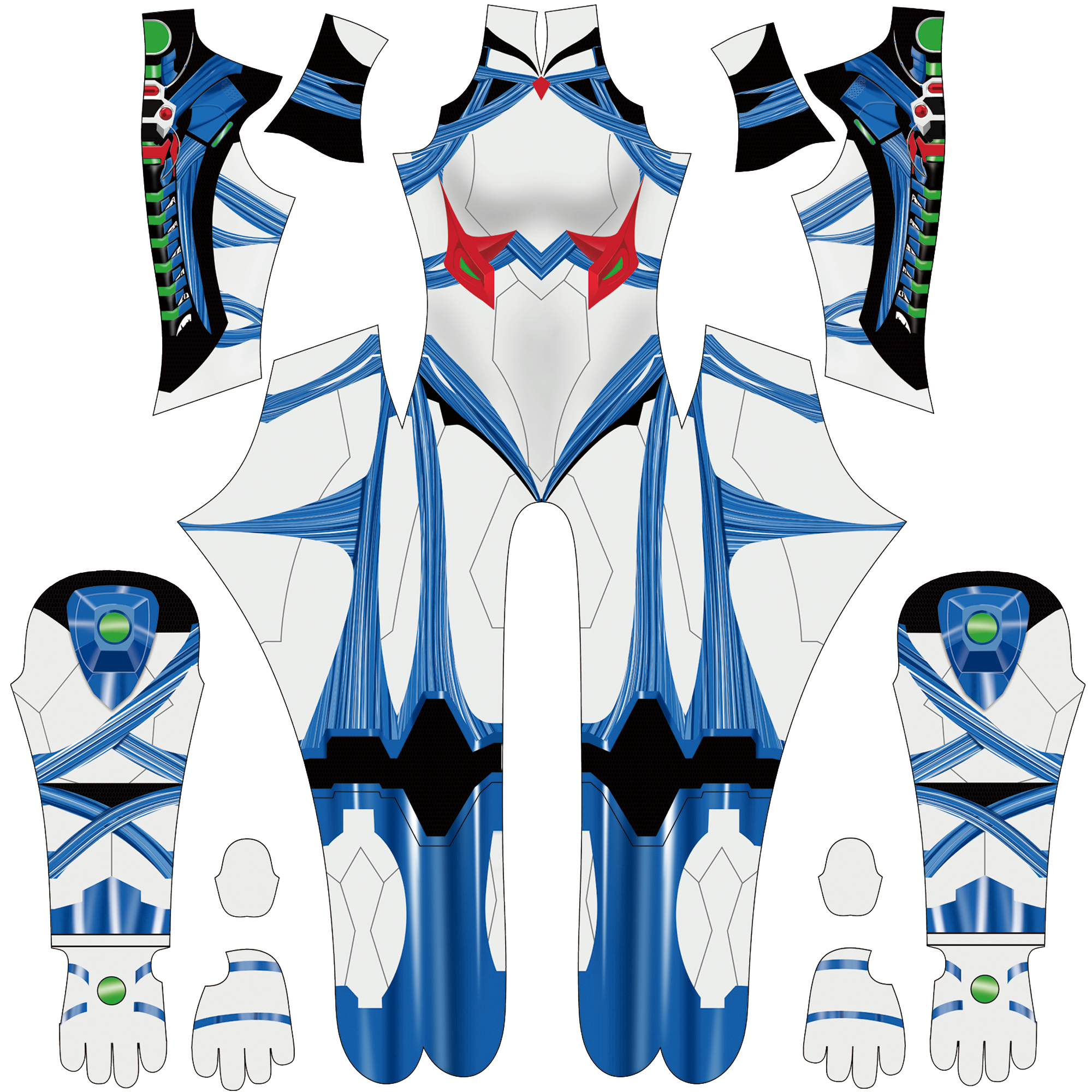 Commissioned Custom Samus Metroid Dread Suit Women