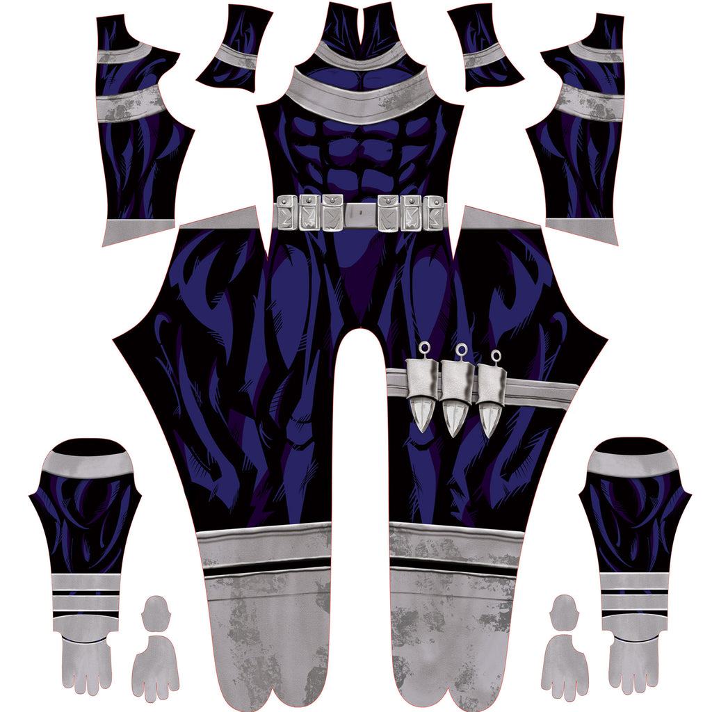 Custom Bullseye Bodysuit - Purple Gaming Suit