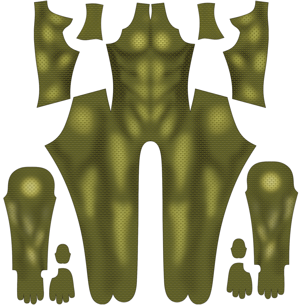 Customized Commission Suit for ALIEN RANGER YELLOW MALE UNDER SUIT - Outfit