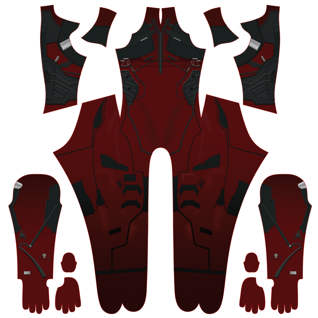 Personalized Commission Cyberpunk 2077 Netrunner Suit Men - Custom Gear