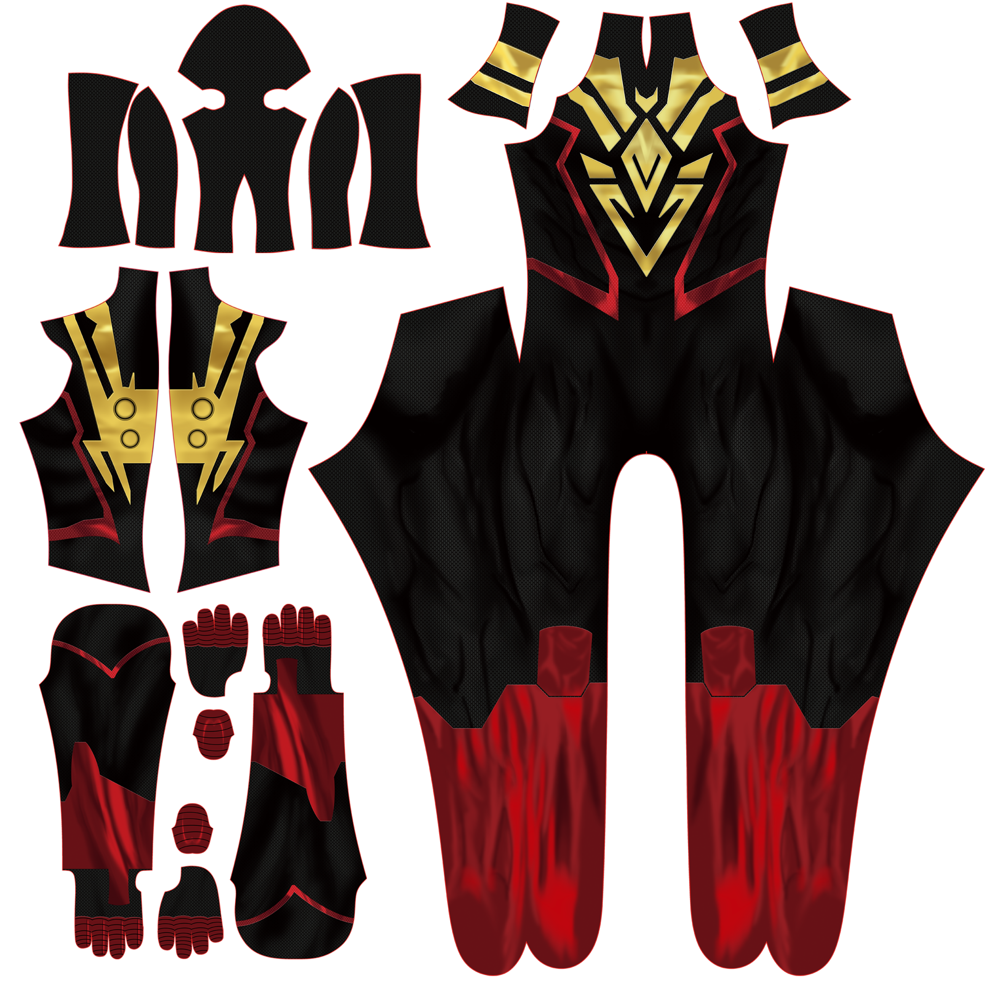 Personalized Custom Cosplay Bodysuit for Iron Spider Men - Unique Suit