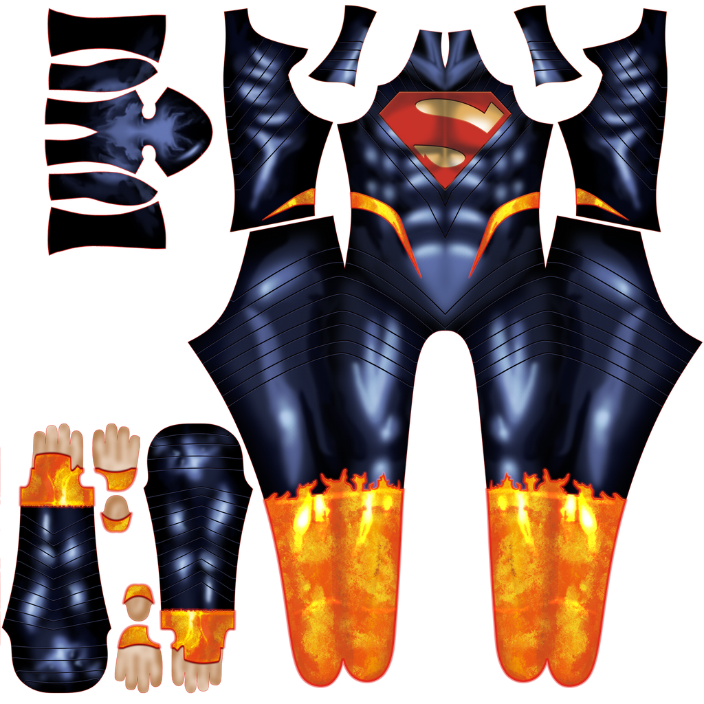 Absolute Superman Dark Blue Hero Costume Classic Emblem Male Bodysuit