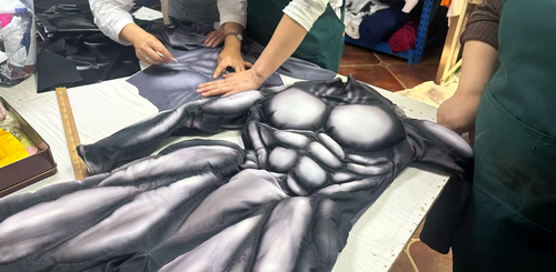 Professional Custom Design Muscle Suit - Your Image/Character to Life - 3D Padded Lycra Bodysuit