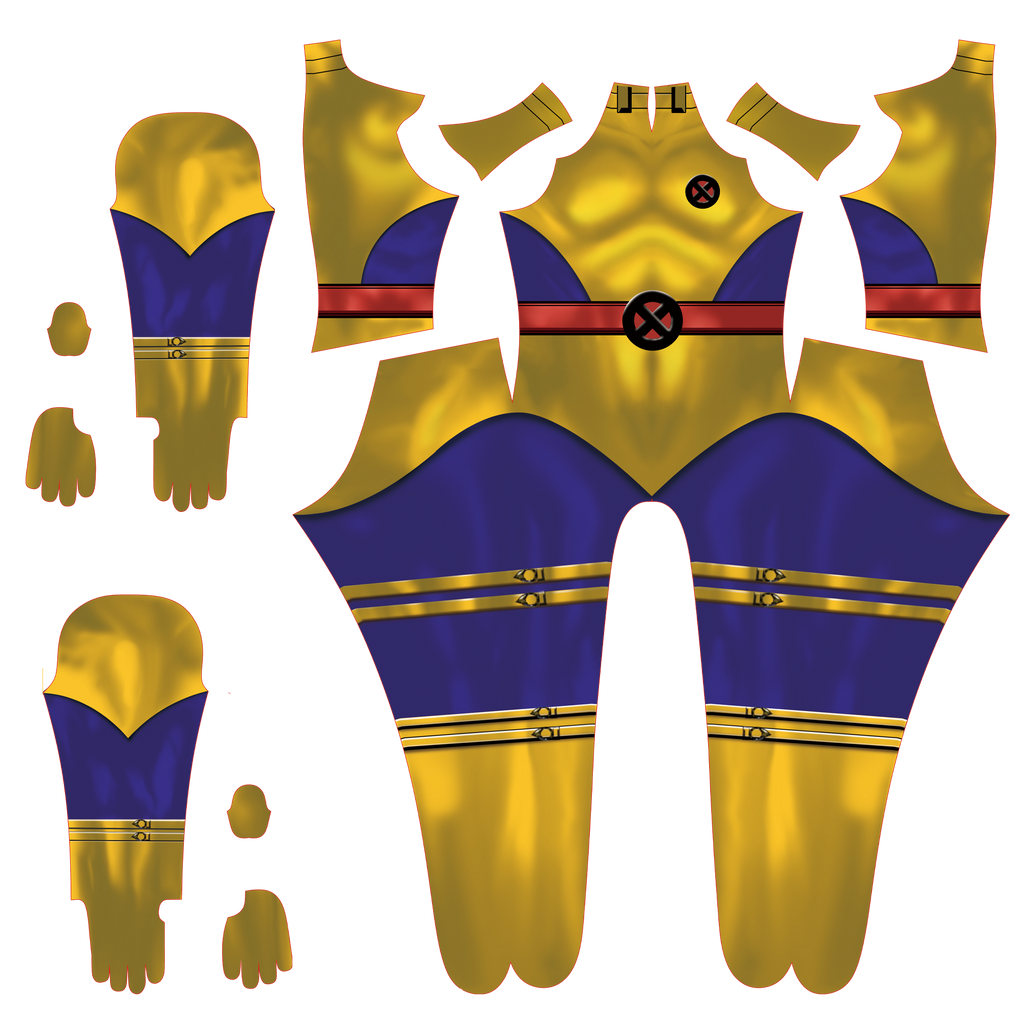 Custom Cosplay Bodysuit for Morph Mutant 97 Men - Personalized Yellow Suit