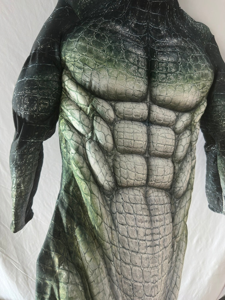Australian Saltwater Crocodile Muscle Suit | Realistic Crocodile Cosplay Bodysuit | Custom Padded Creature Costume | Darwin Character Inspired