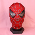 Personalized Red Hero Hood: 3D Raised Silver Web, Custom Faceshell Mask