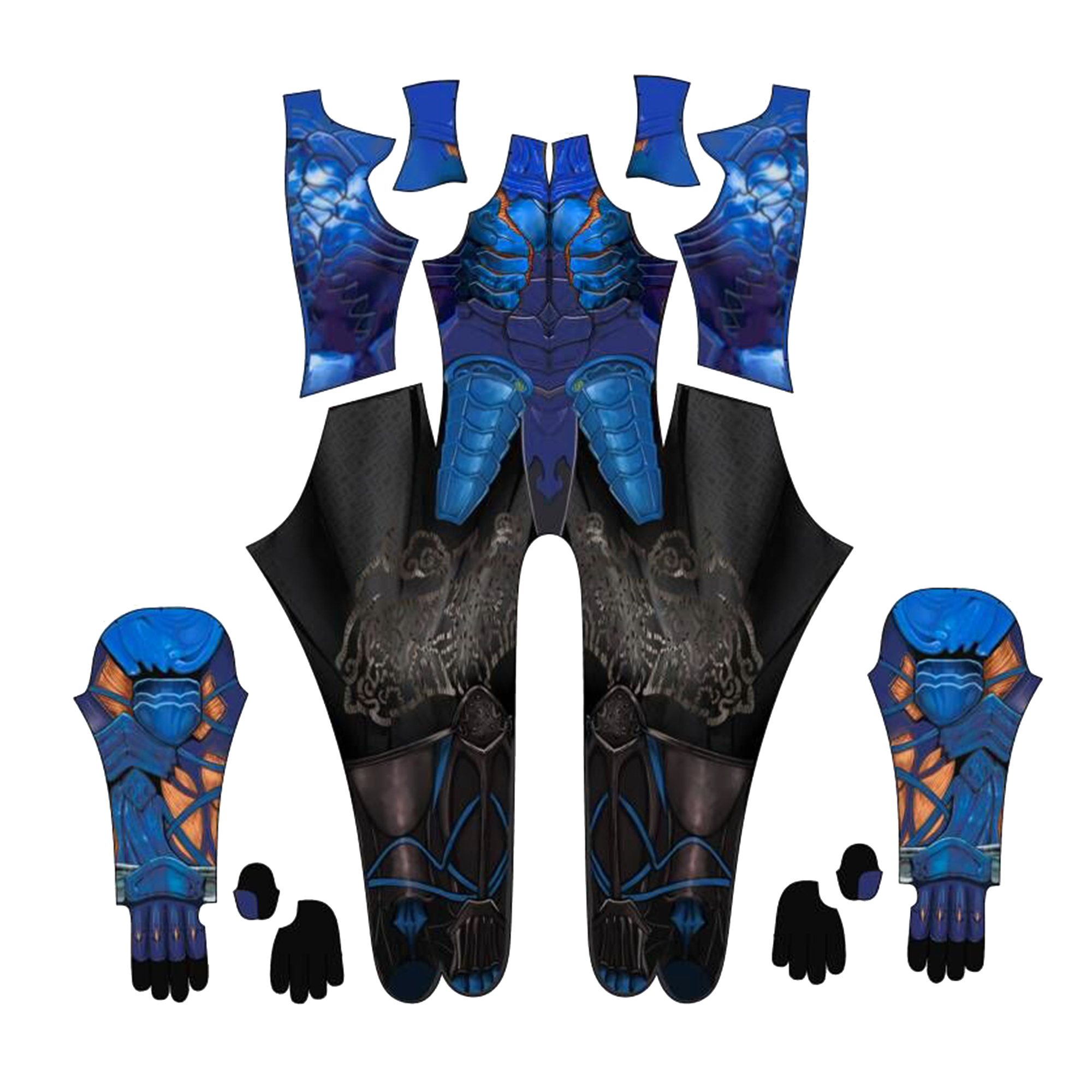 Tekken 8 Yoshimitsu Cyber Ninja Mechanized Warrior Bodysuit Male Variant