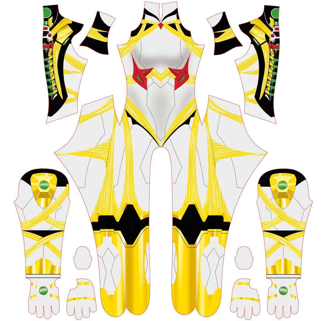 Personalized yellow varia suit female jumpsuit custom commission
