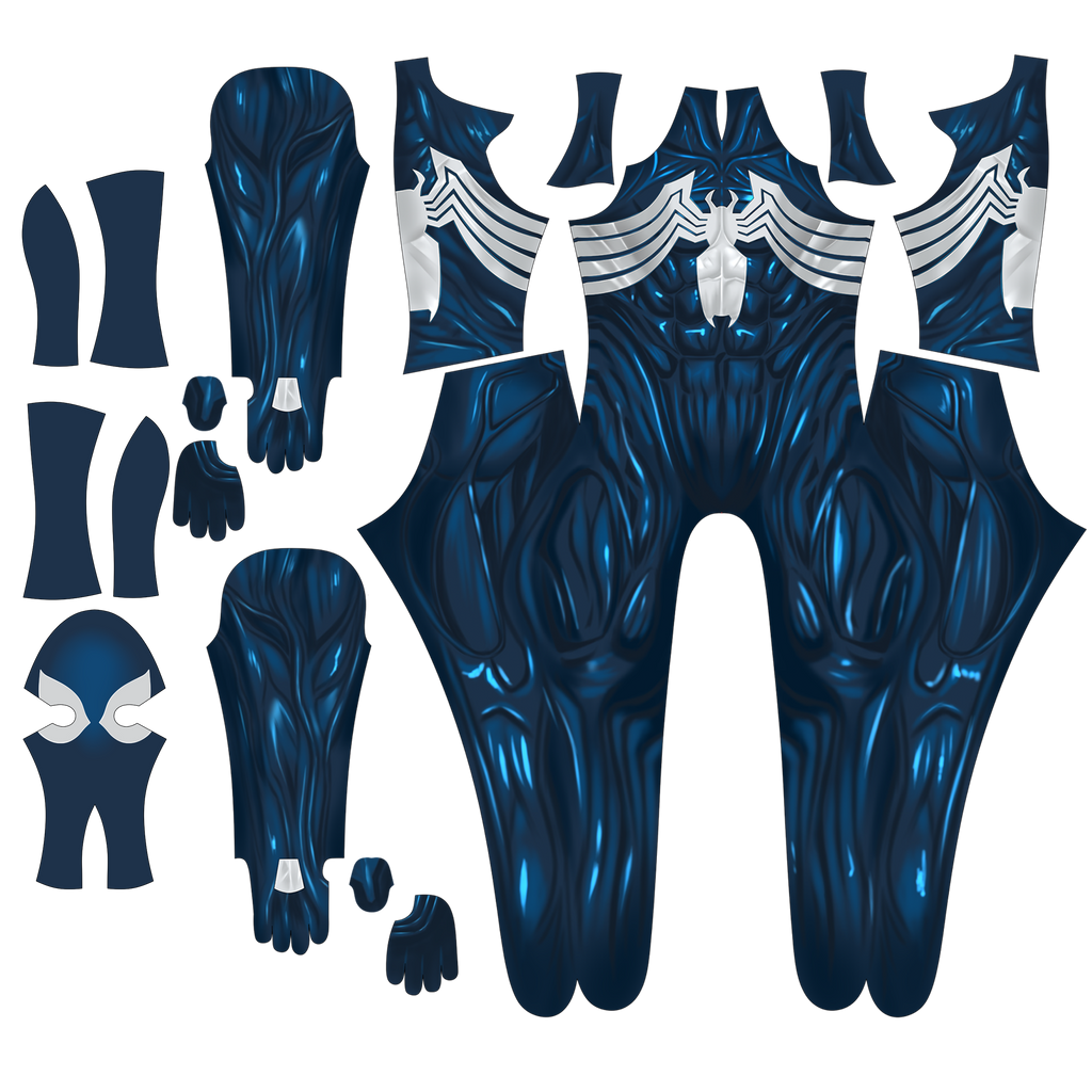 Custom personalized male venomous spider bodysuit
