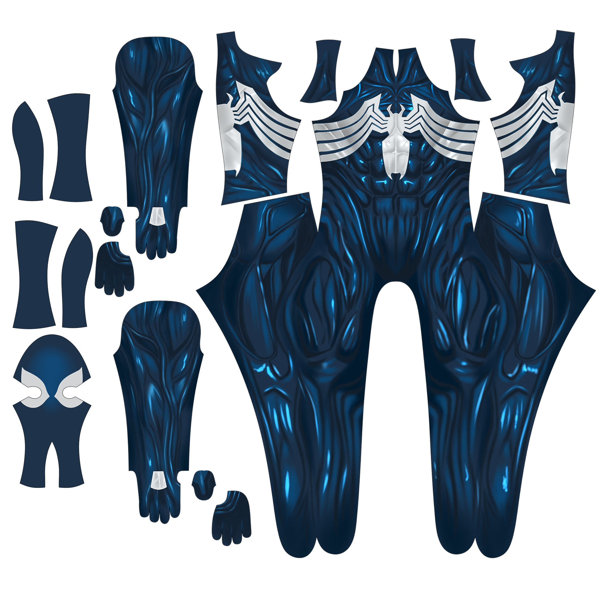 Custom personalized male venomous spider bodysuit