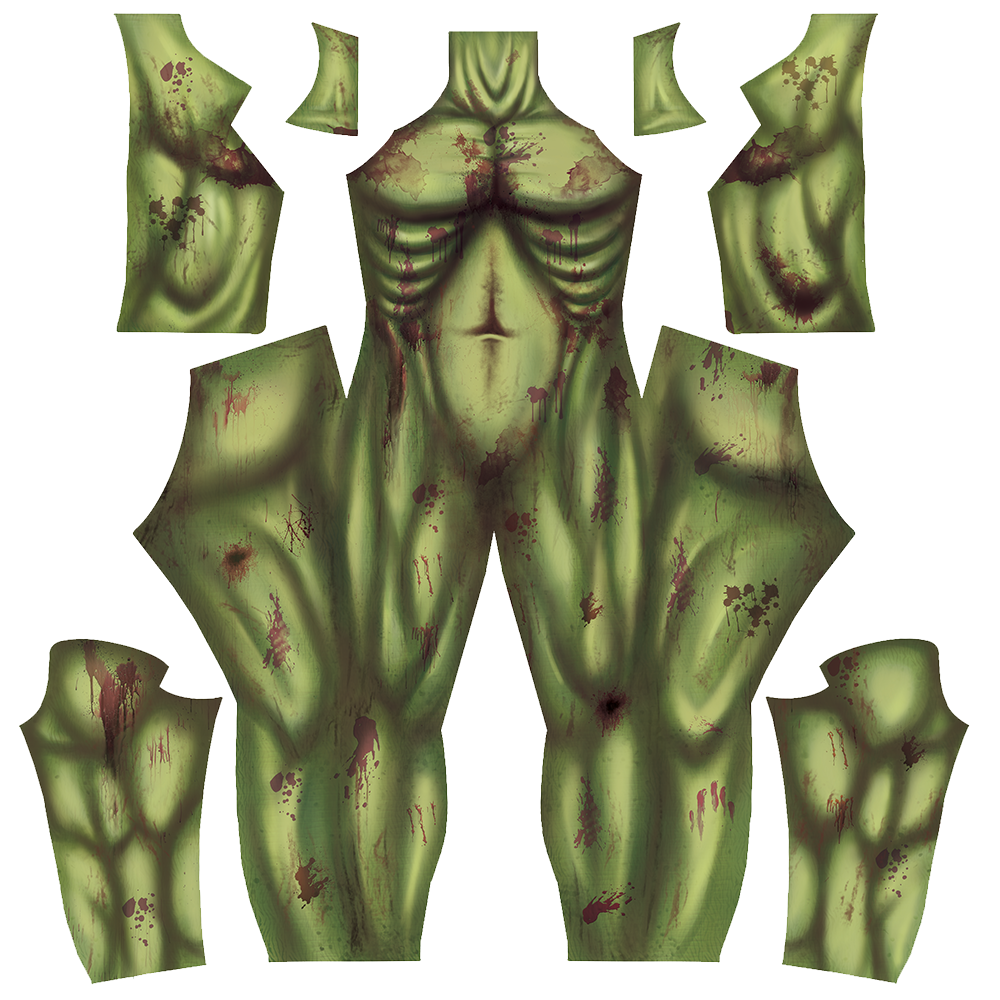 Bloody Zombie Cosplay Uniform - Custom Personalized 3D Lycra Suit