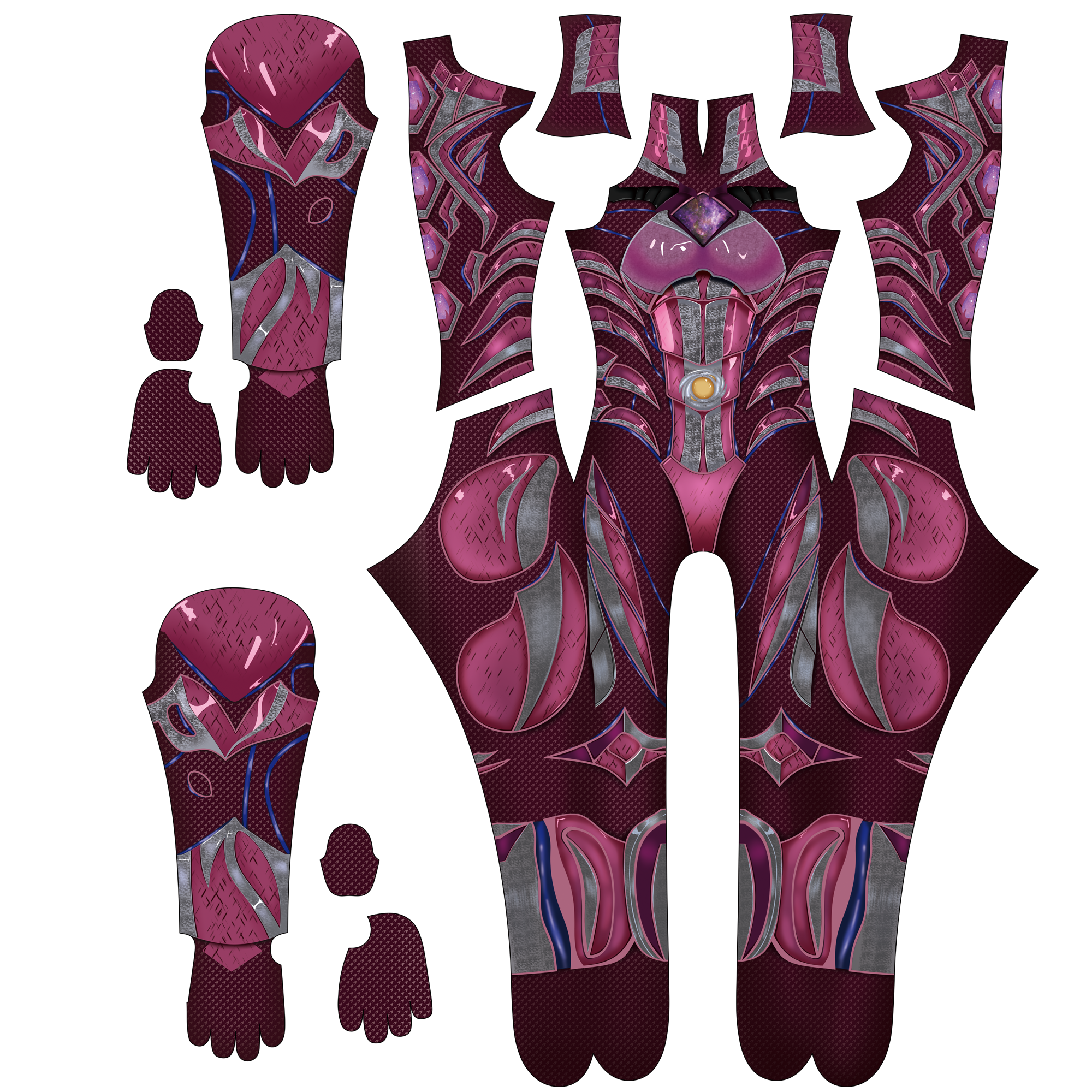 Pink Ranger 2017 Movie Custom Jumpsuit for Women