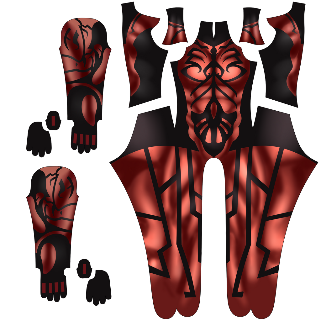 Commission Custom Cosplay Bodysuit for Darth maul Men - Personalized Outfit