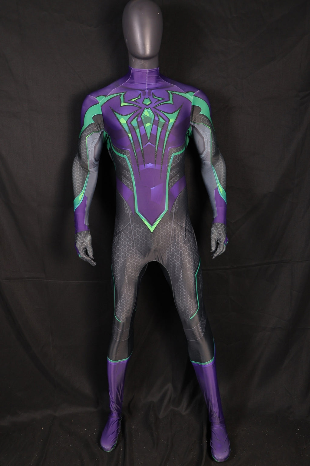 Rivals-S-M-Chasm Spandex Jumpsuit Back Zipper Uniform for Men Hero Cosplay