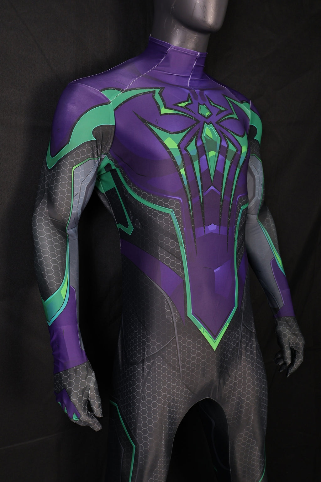 Rivals-S-M-Chasm Spandex Jumpsuit Back Zipper Uniform for Men Hero Cosplay