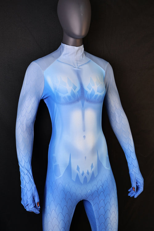 Dragon BLUE Female Cosplay Bodysuit, Custom Tailoring Commission