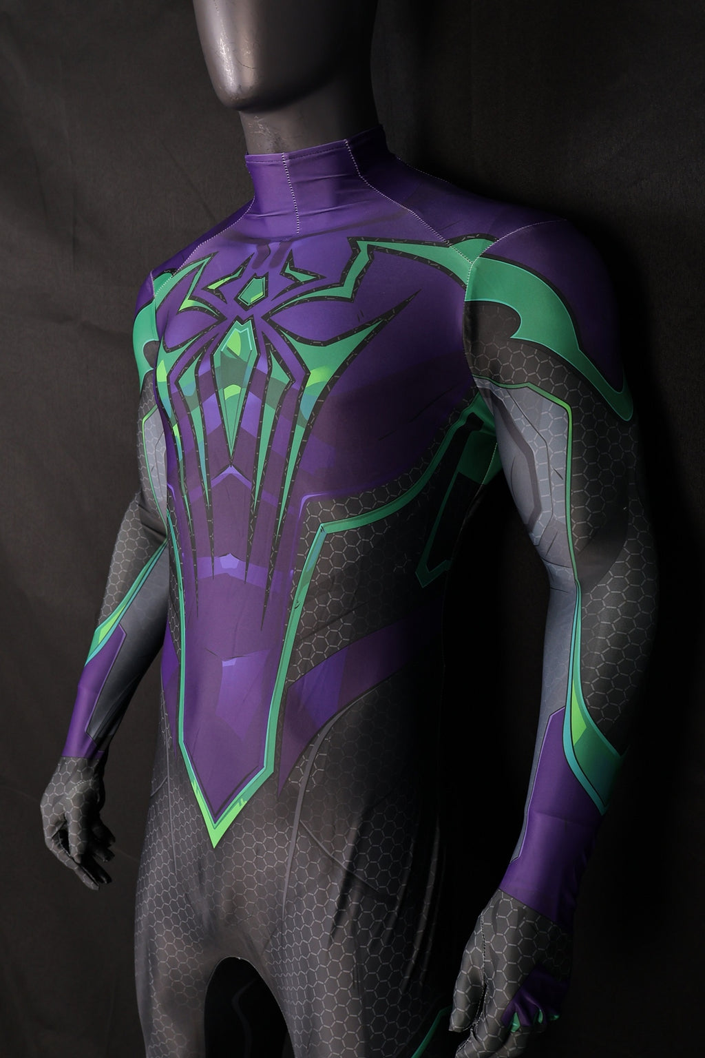 Rivals-S-M-Chasm Spandex Jumpsuit Back Zipper Uniform for Men Hero Cosplay