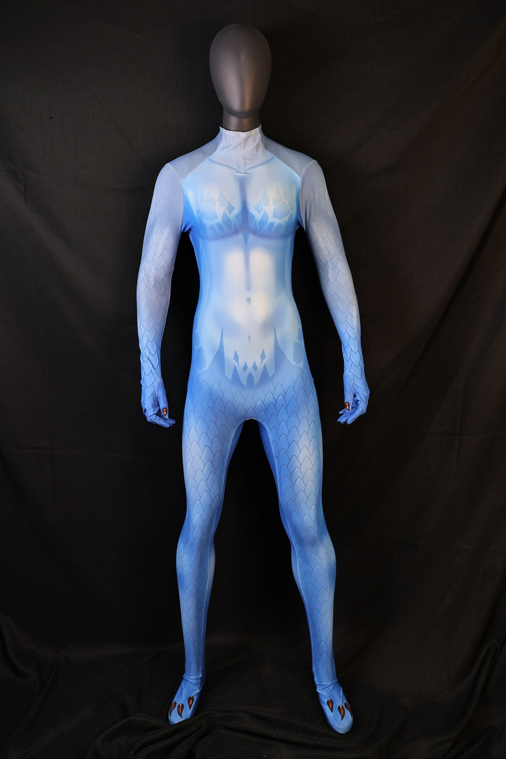 Dragon BLUE Female Cosplay Bodysuit, Custom Tailoring Commission