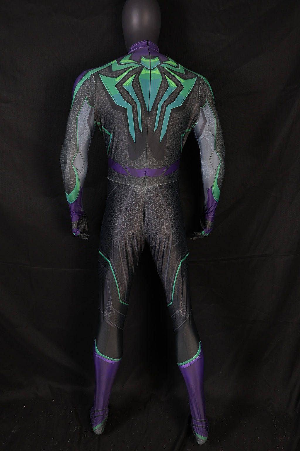 Rivals-S-M-Chasm Spandex Jumpsuit Back Zipper Uniform for Men Hero Cosplay