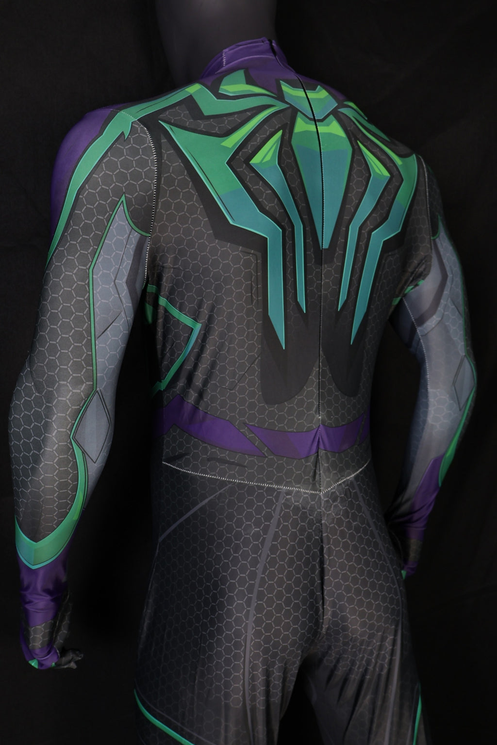 Rivals-S-M-Chasm Spandex Jumpsuit Back Zipper Uniform for Men Hero Cosplay