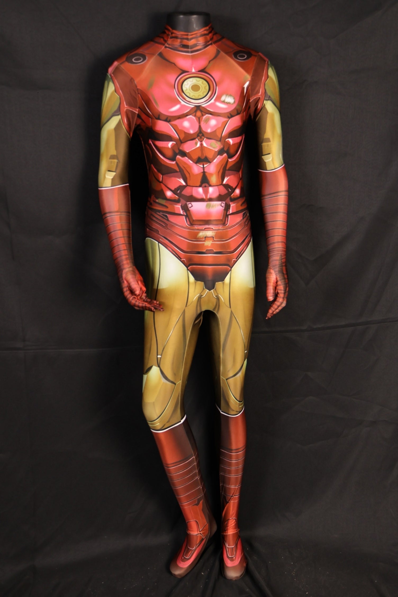 Ironman Classic Suit Red Gold Mechanical Armor Men Jumpsuit