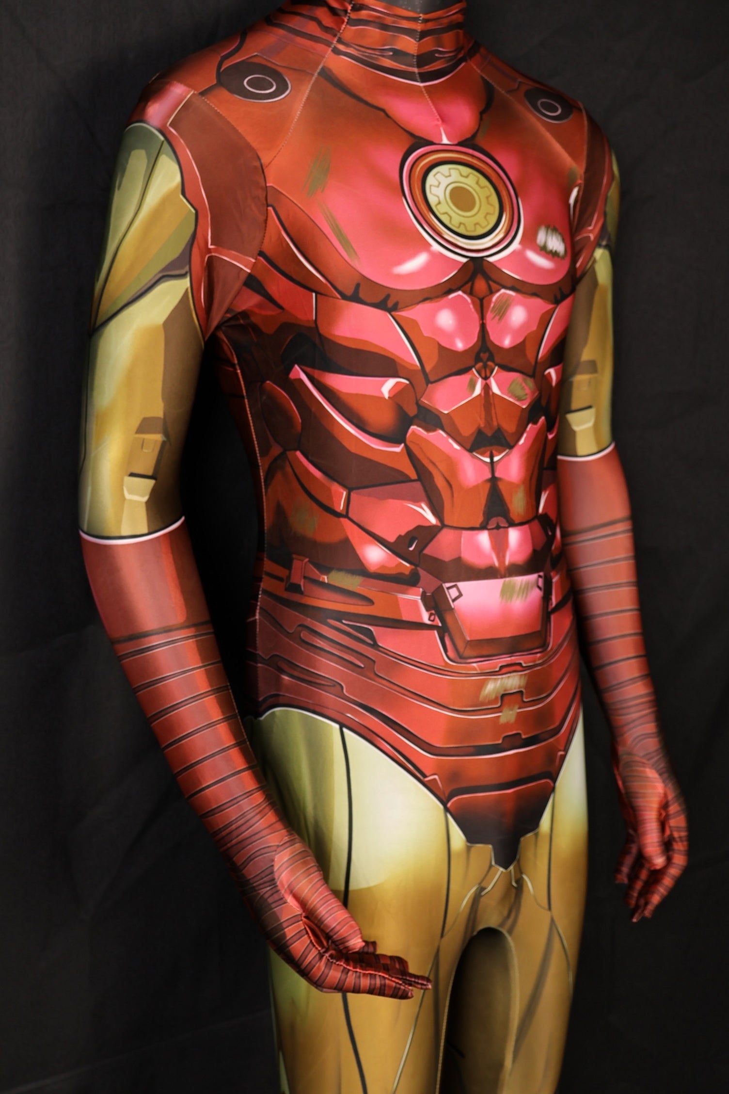 Ironman Classic Suit Red Gold Mechanical Armor Men Jumpsuit
