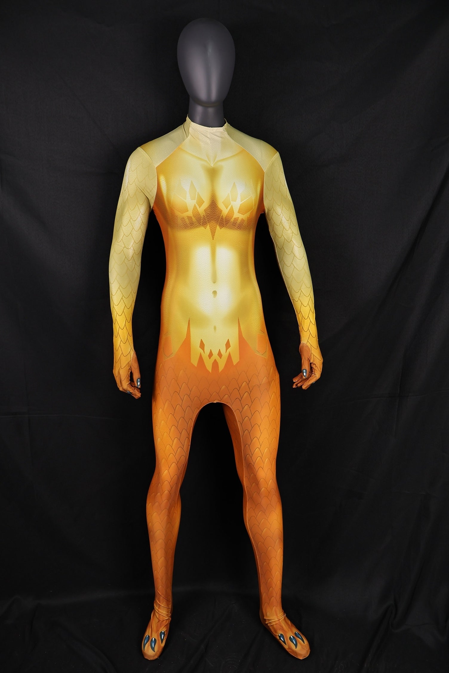 Tailored Gilded Flame Outfit, Full Female Cosplay Commission Suit