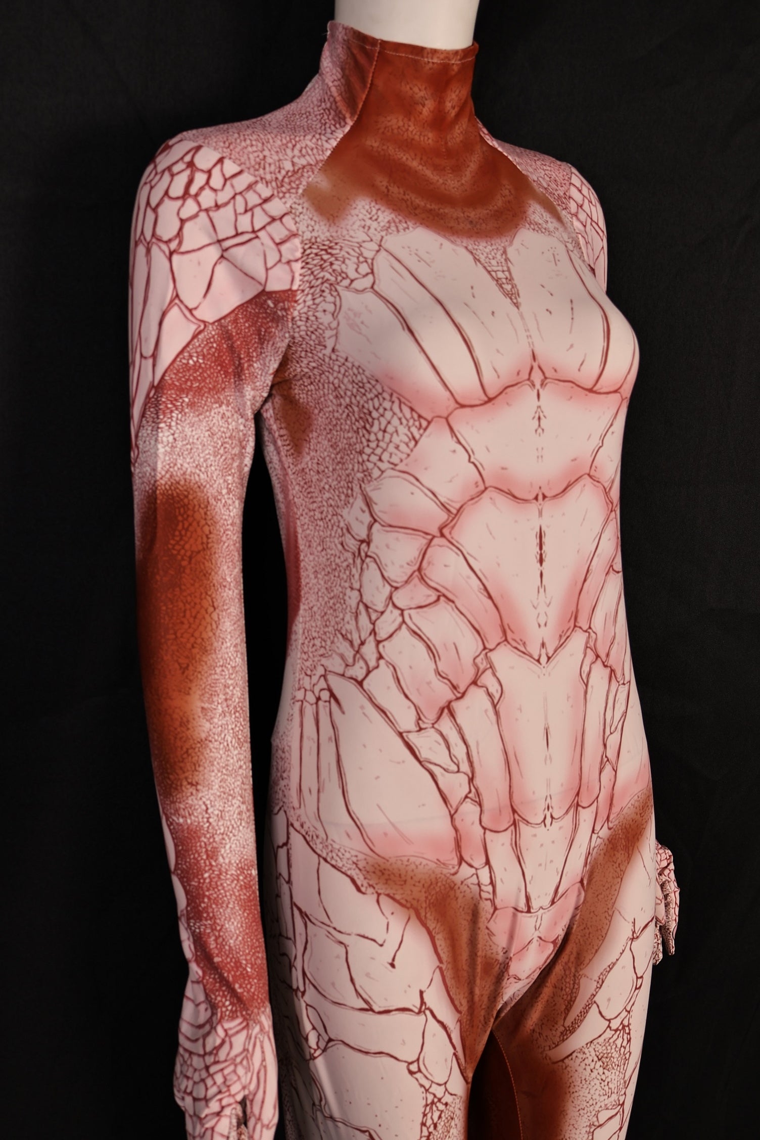 Red durge female catsuit personalized custom commission
