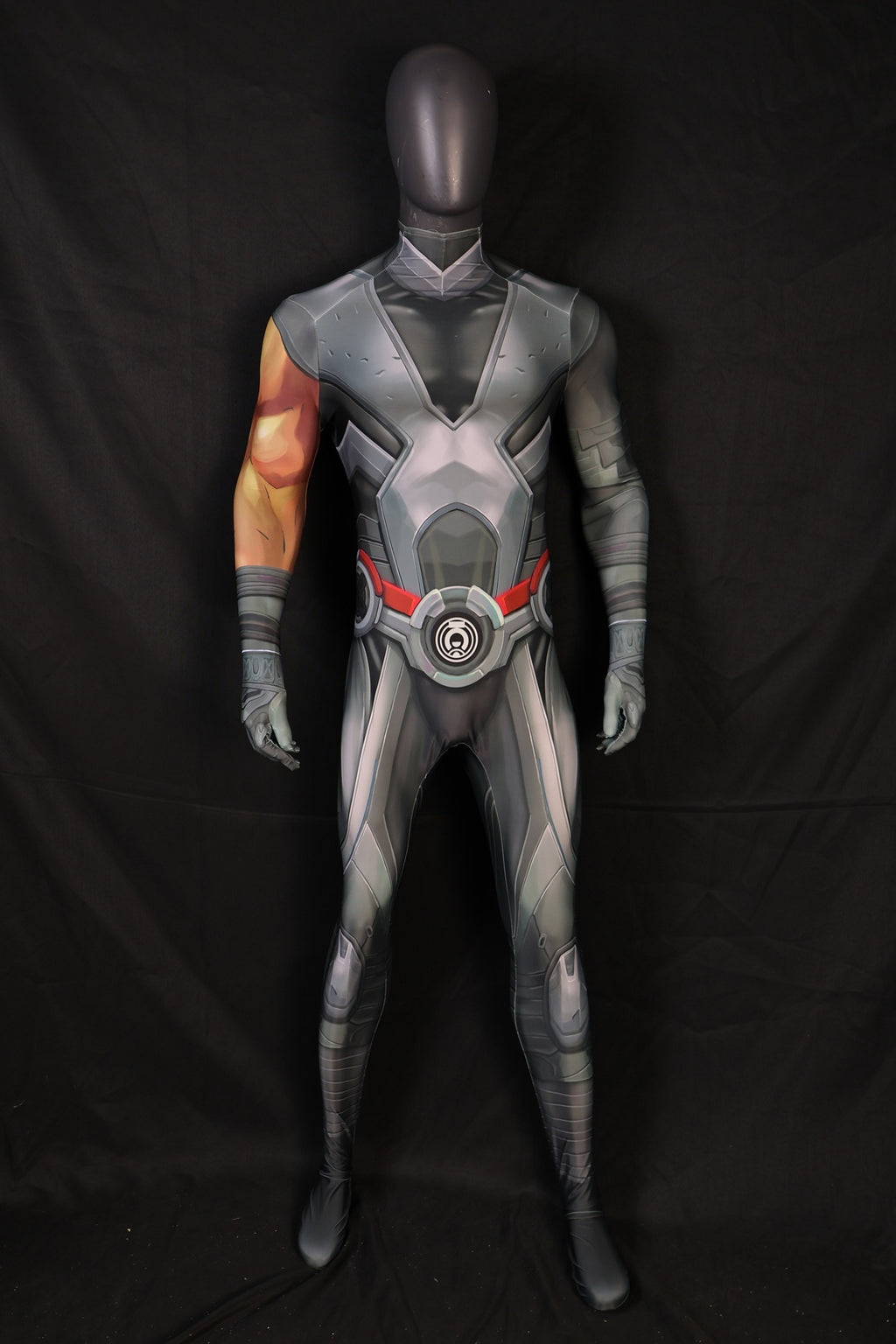 Darkseid Spandex Jumpsuit Back Zipper Armor for Men Villain Cosplay