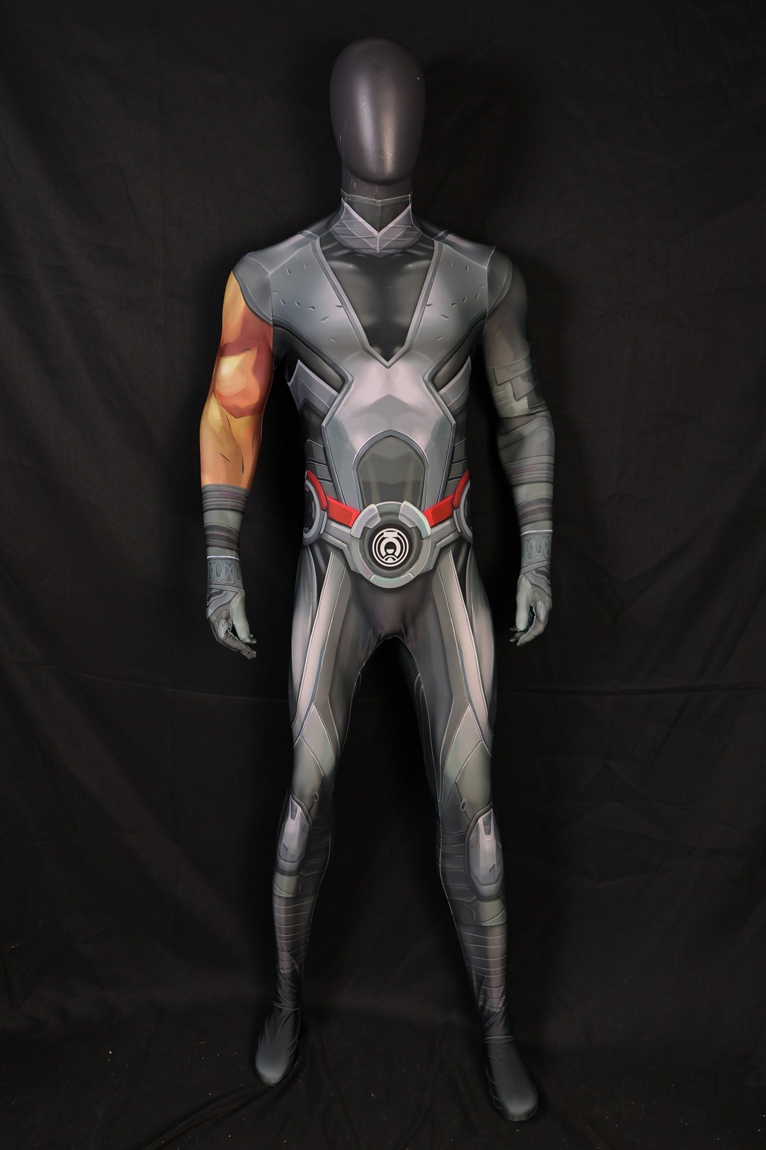 Darkseid Spandex Jumpsuit Back Zipper Armor for Men Villain Cosplay