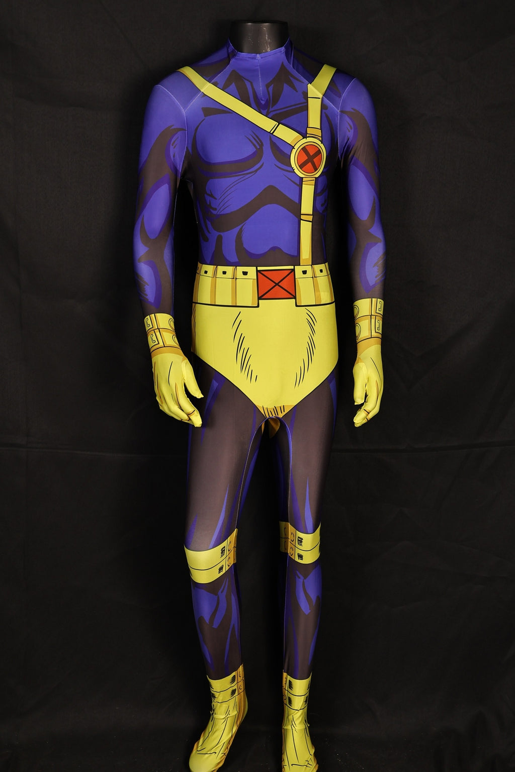 X Men Cyclops Custom Size Classic Mutant Warrior Bodysuit - Male Edition