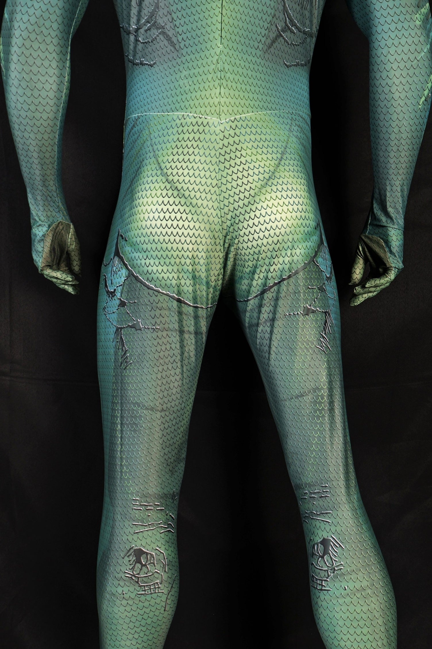 Fishman pattern male bodysuit in custom size based on your measurements