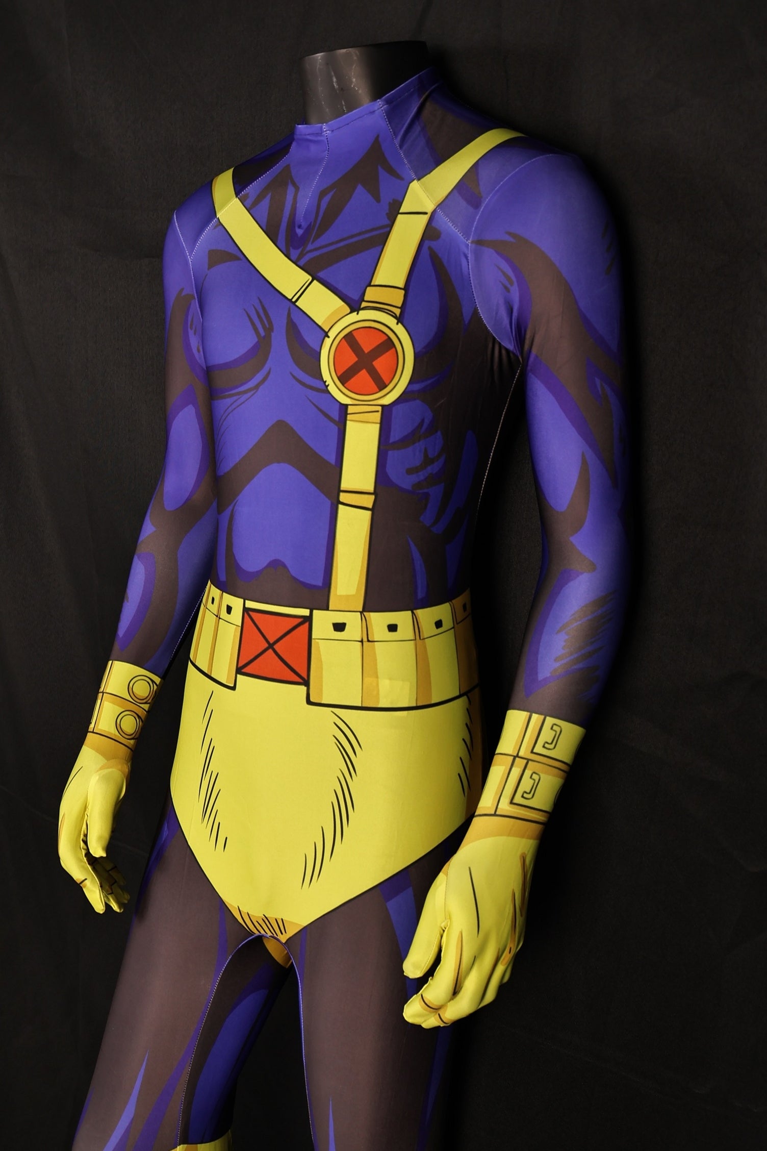 X Men Cyclops Custom Size Classic Mutant Warrior Bodysuit - Male Edition