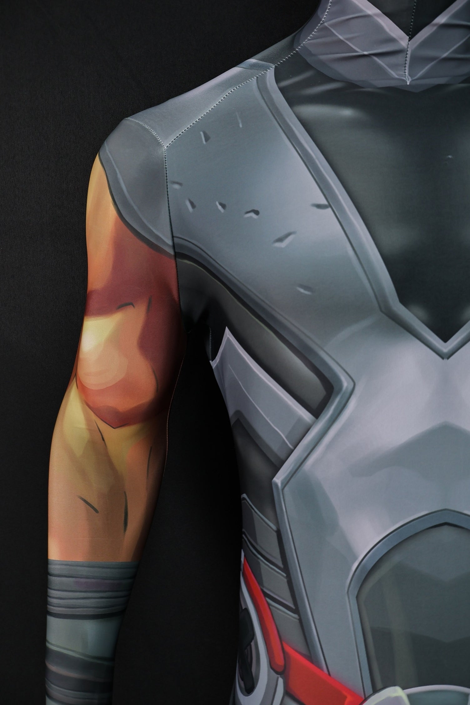 Darkseid Spandex Jumpsuit Back Zipper Armor for Men Villain Cosplay
