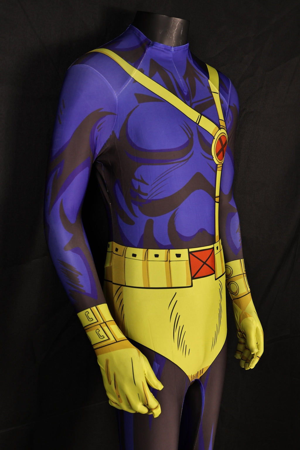 X Men Cyclops Custom Size Classic Mutant Warrior Bodysuit - Male Edition