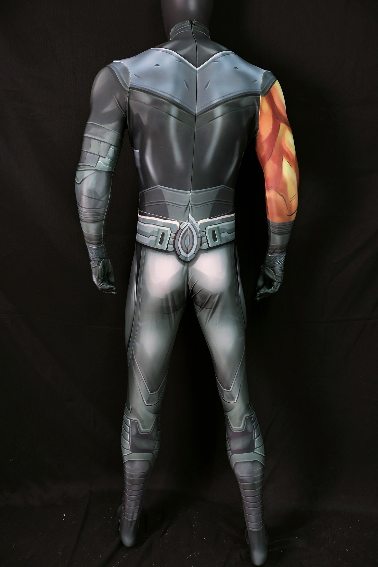 Darkseid Spandex Jumpsuit Back Zipper Armor for Men Villain Cosplay