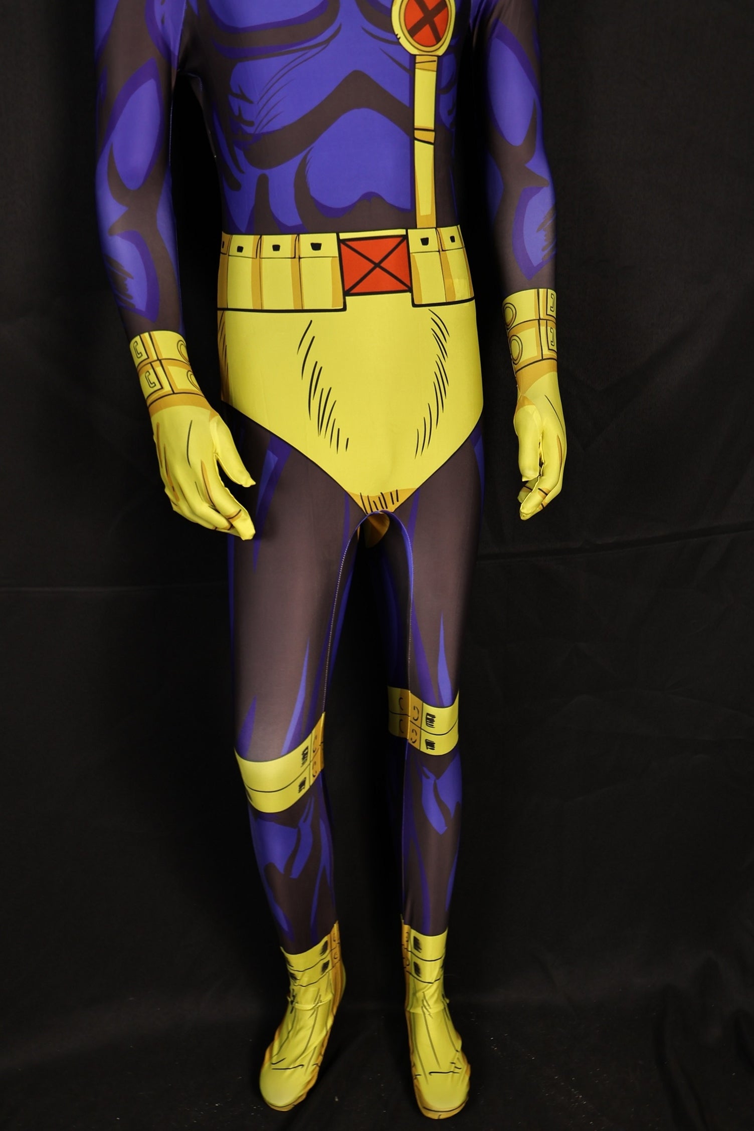 X Men Cyclops Custom Size Classic Mutant Warrior Bodysuit - Male Edition