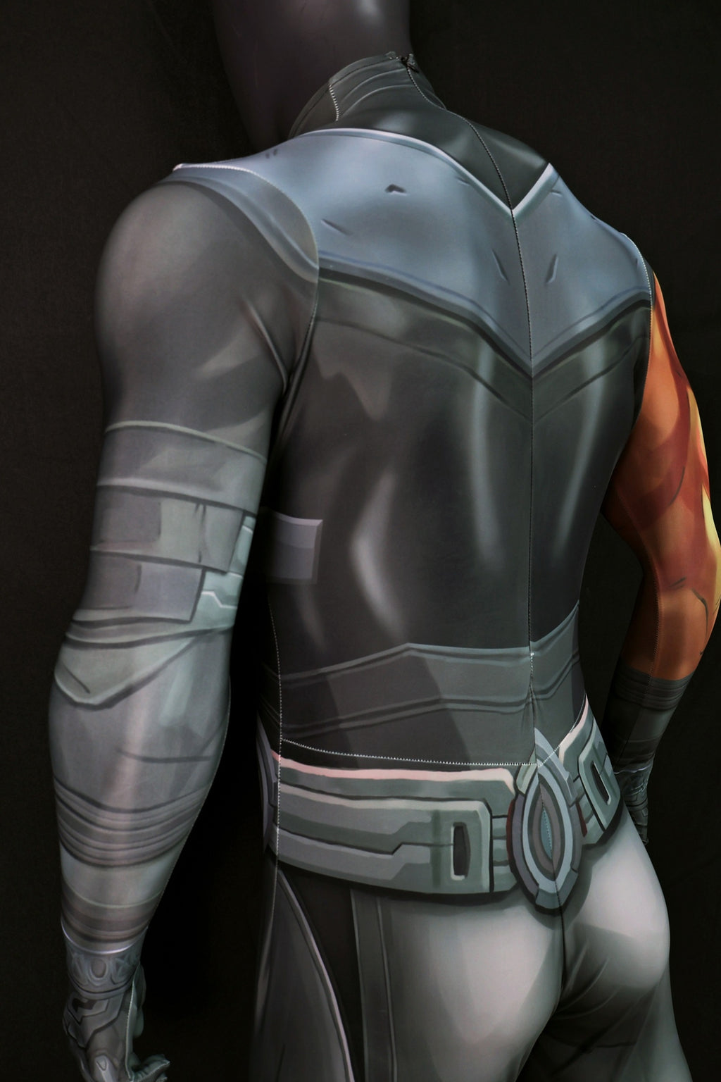 Darkseid Spandex Jumpsuit Back Zipper Armor for Men Villain Cosplay