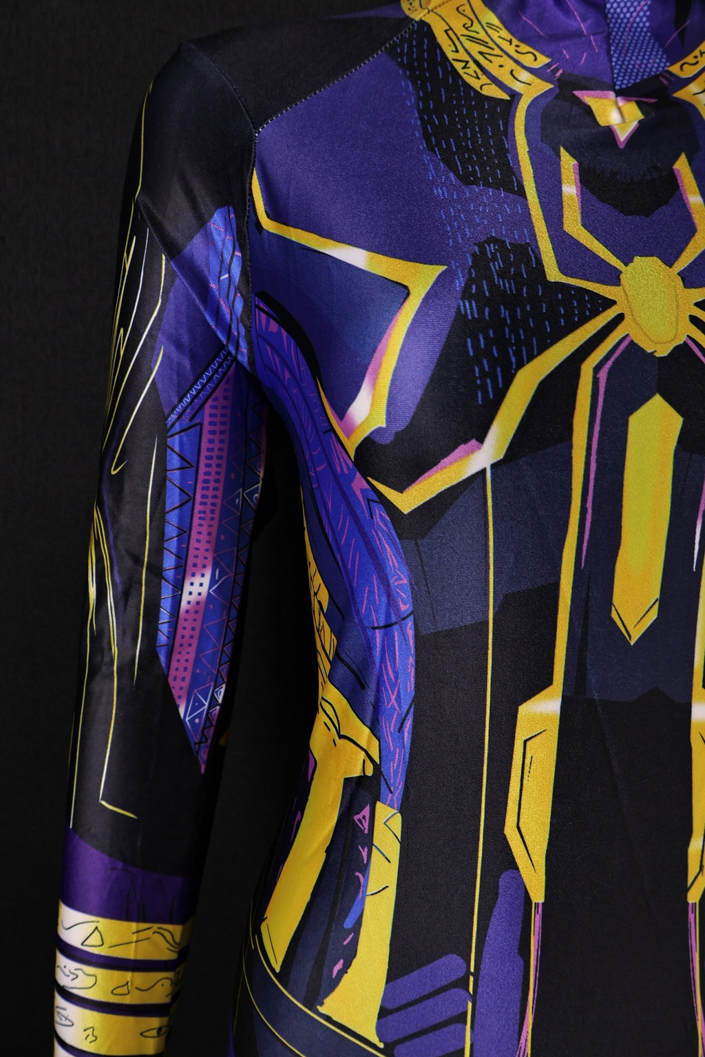 Female spider-man 2 agimat suit purple gold bodysuit personalized commission