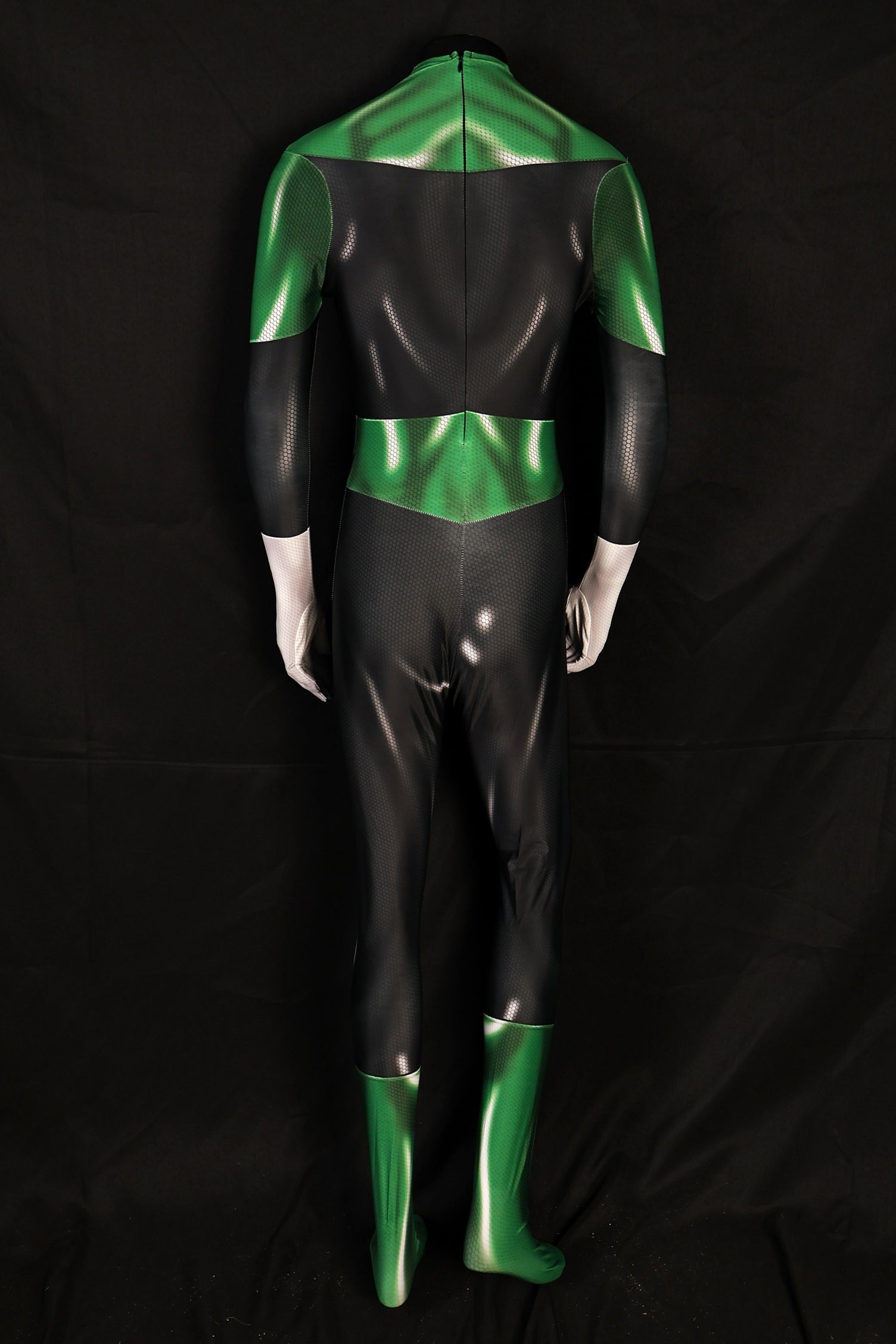 Green Lantern Galactic Emerald Skin Tight Bodysuit Male Variant