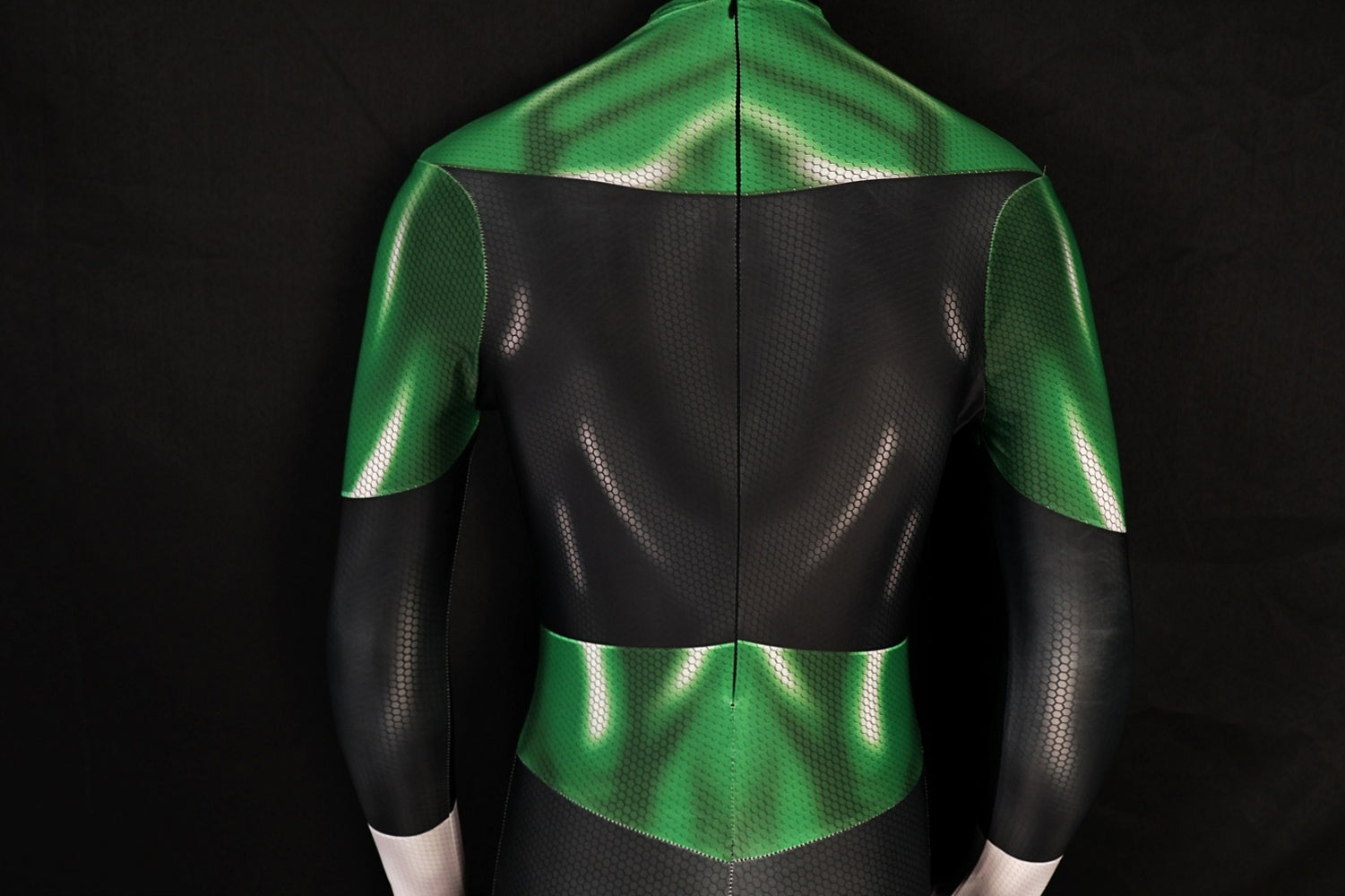 Green Lantern Galactic Emerald Skin Tight Bodysuit Male Variant