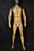 German Shepherd Spandex Jumpsuit Muscle Shading for Men Kids Dog Cosplay