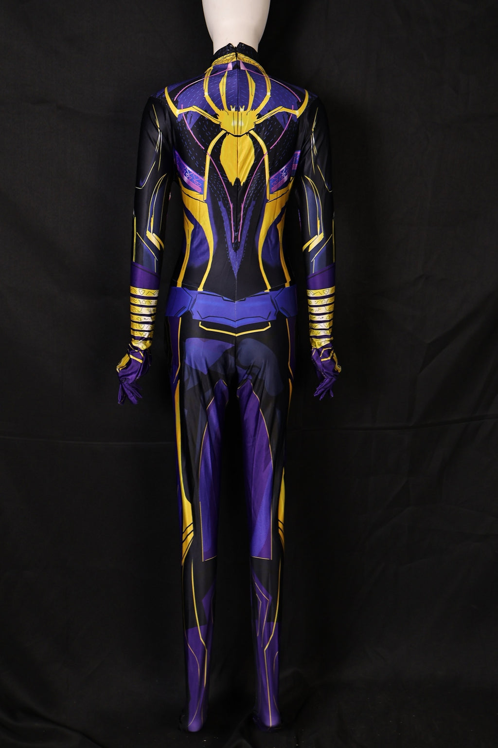Female spider-man 2 agimat suit purple gold bodysuit personalized commission