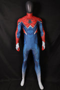 Tech Blue Webbed Red Spandex Bodysuit Rivals S M Punk Men Outfit